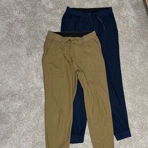lululemon athletica Men's Joggers - Navy and Khaki